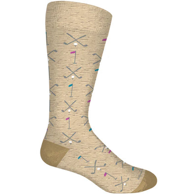 Oatmeal Club Neat Socks (Brown Dog)