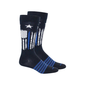Thin Blue Line Andy Socks (Brown Dog)