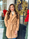 Taupe Belted Coat