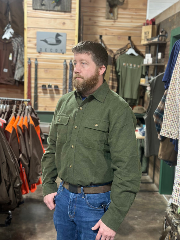 Great Plains Double Brushed Flannel (Army)