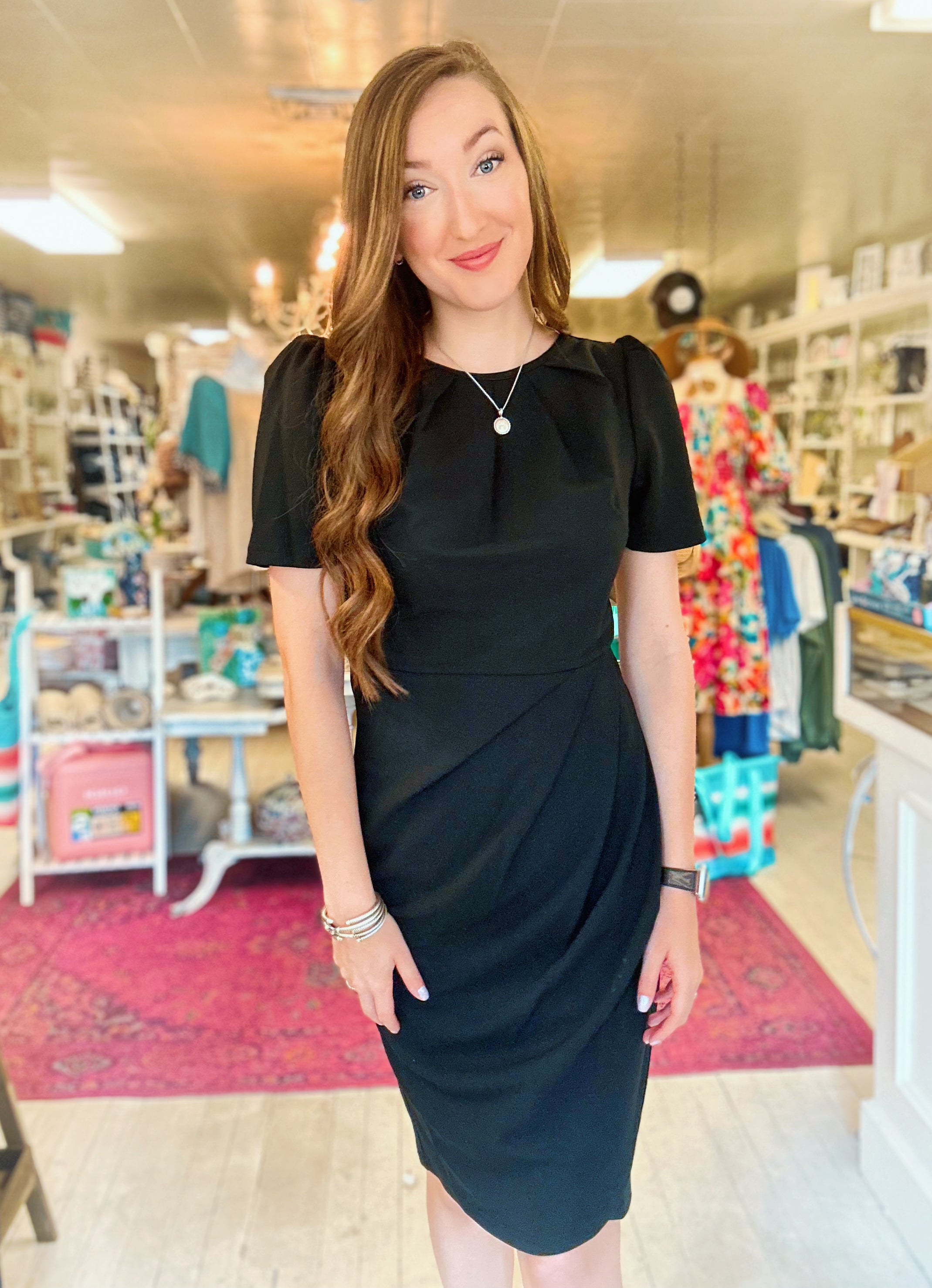 Black Dressy Midi Dress Grace At Home Treasures Black Dressy Midi Dress Grace At Home Treasures