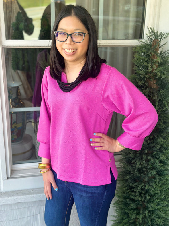 Magenta Jocelyn Top
