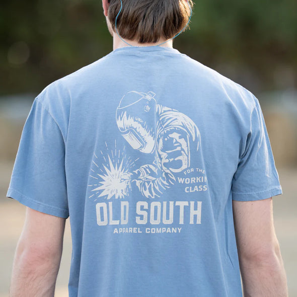 Old South Blue Jean Welder Working Class SS Tee