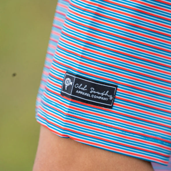 OS Rusty Microstripe Performance Polo