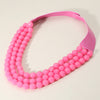 The Mini Sophie Necklace in Fuchsia