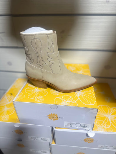 Bone Clifton Western Boot (Yellow Box)