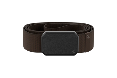 OG Brown/ Gun Metal Groove Belt