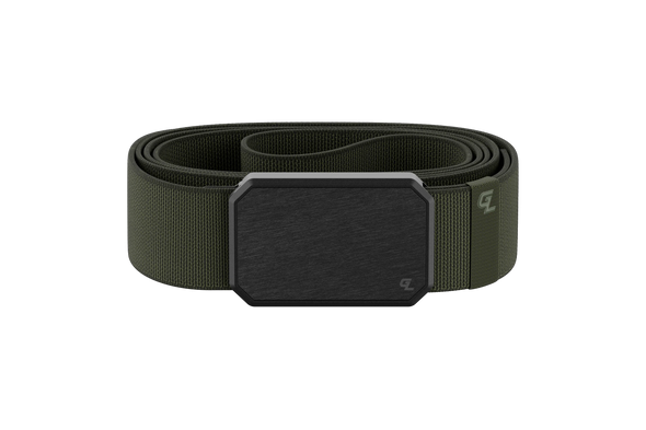 OG Olive/Gun Metal Groove Belt