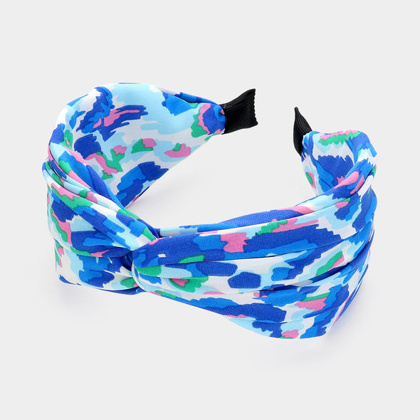 Cobalt Spotted Headband