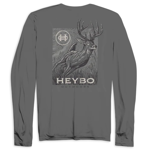 Deer Drive Long Sleeve Tee (Heybo)