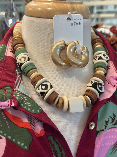 Fall - Statement Necklace (Black)