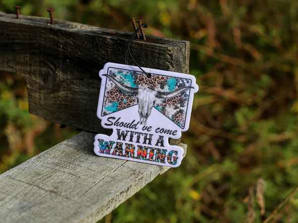 Warning air freshener