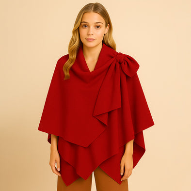 Red Sparkle Poncho
