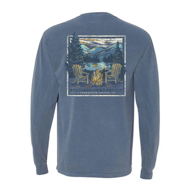 Mountain Bonfire LS Tee