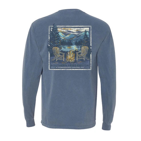 Mountain Bonfire LS Tee