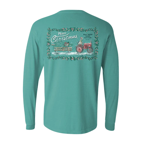 Merry Christmas from the Farm LS Tee