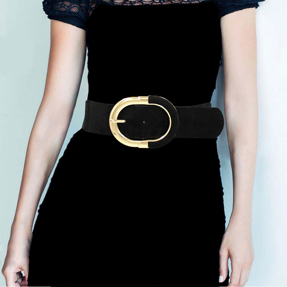 Wide Oval Waist Belt