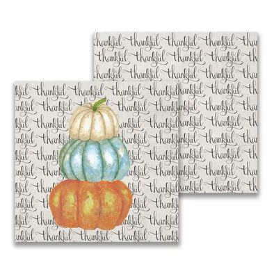 Thankful Pumpkins Cocktail Napkin