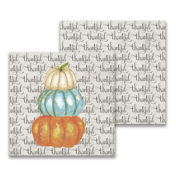 Thankful Pumpkins Cocktail Napkin