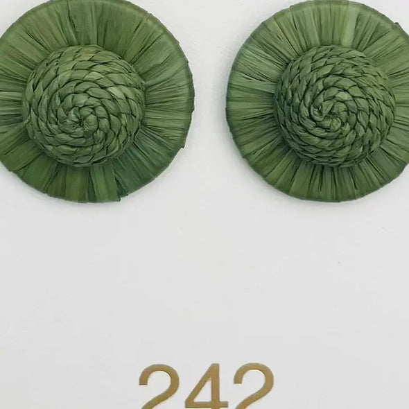 The Zadie Stud (Sage Green)