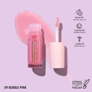 Glow Getter Hydrating Lip Oil (009, Bubble Pink)