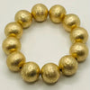 Brushed Gold Chic - Big Ball Bracelet