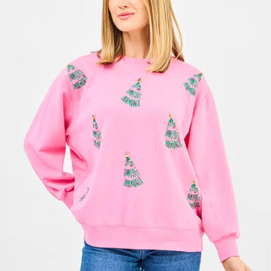 Sarah Sweatshirt (Green Trees)