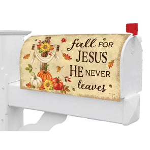 Fall For Jesus Mailbox Cover