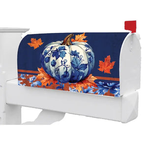Chinoiserie Pumpkin Large Mailbox Cover