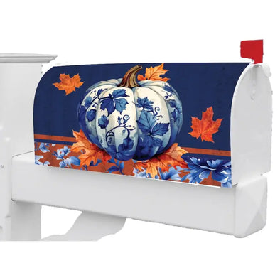 Chinoiserie Pumpkin Large Mailbox Cover