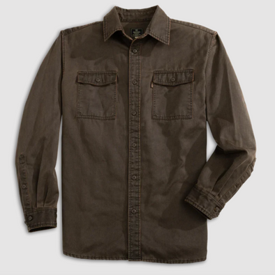 Brown Keel Antique Cotton Button Down