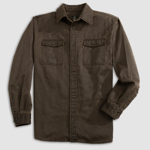 Brown Keel Antique Cotton Button Down