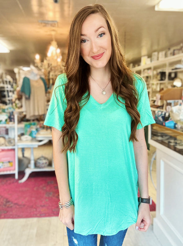 Mint V-Neck Tshirt