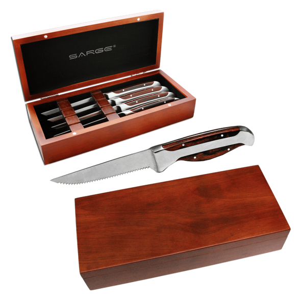 STEAKHOUSE - 4PC ROSEWOOD STEAK KNIFE SET