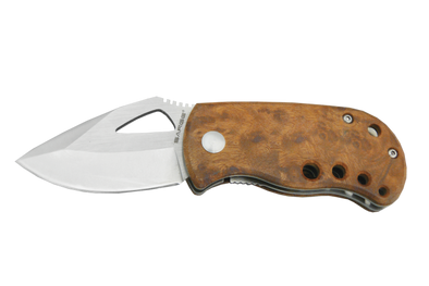 Maple Burlwood Fat Boy Folding Knife