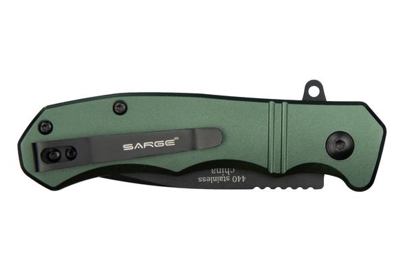 Command - Army Green Turbo Lock Folder Knife