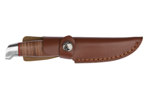 TK Retro - Stacked Leather Fixed Blade