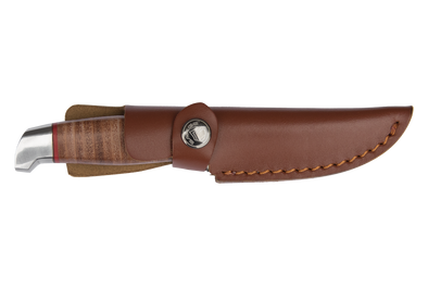 TK Retro - Stacked Leather Fixed Blade