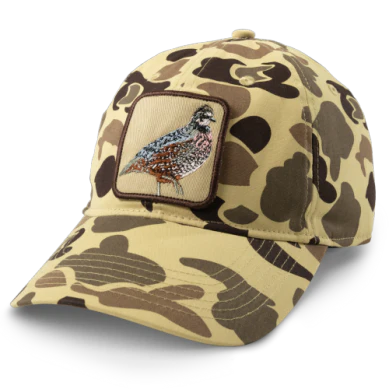Embroidered Quail Patch Hat (Heybo)