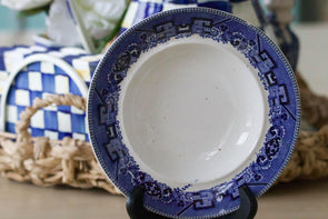 Blue and White 8" Bowl