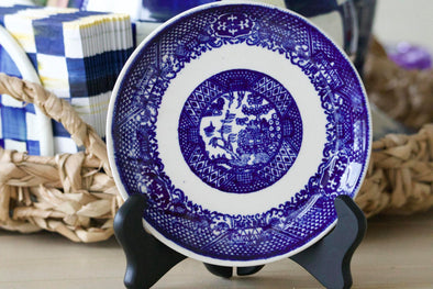 6" Blue Willow Plate