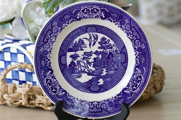 Willow Ware 9" Blue Willow Plate