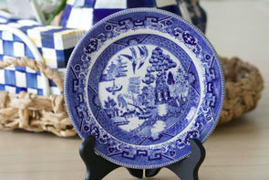 Buffalo China Blue Willow Dessert Plate