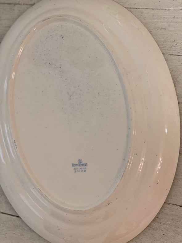 Homer Laughlin Oval Blue Willow Platter (15 1/2")