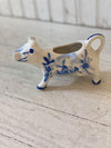 Blue and White Cow Creamer
