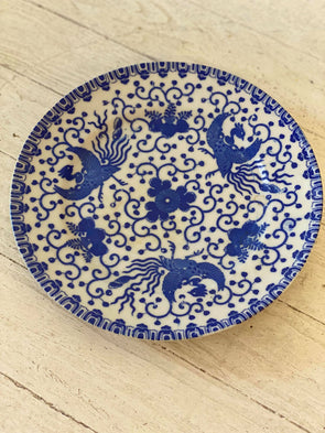 Blue Phoenix Plate