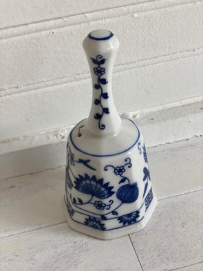 Blue Onion Pattern Dinner Bell