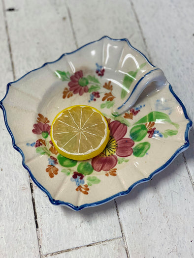Floral Lemon Dish