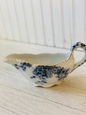 Flow Blue Gravy Boat