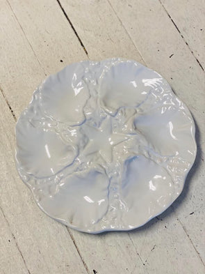 White Oyster Plate